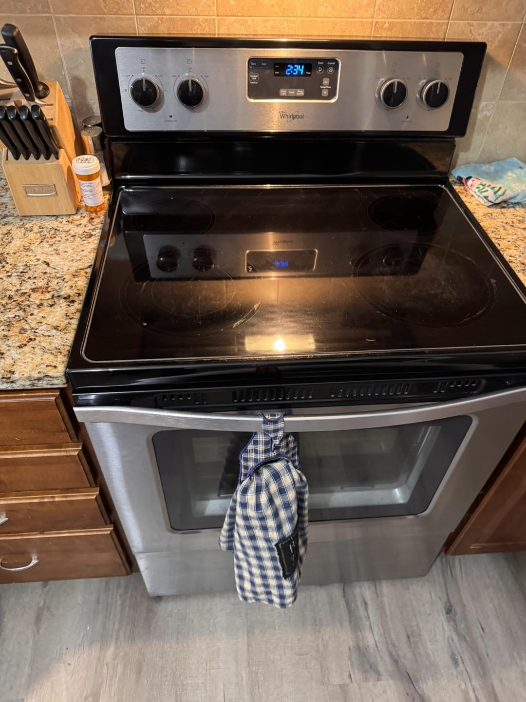 Stovetop after cleaning